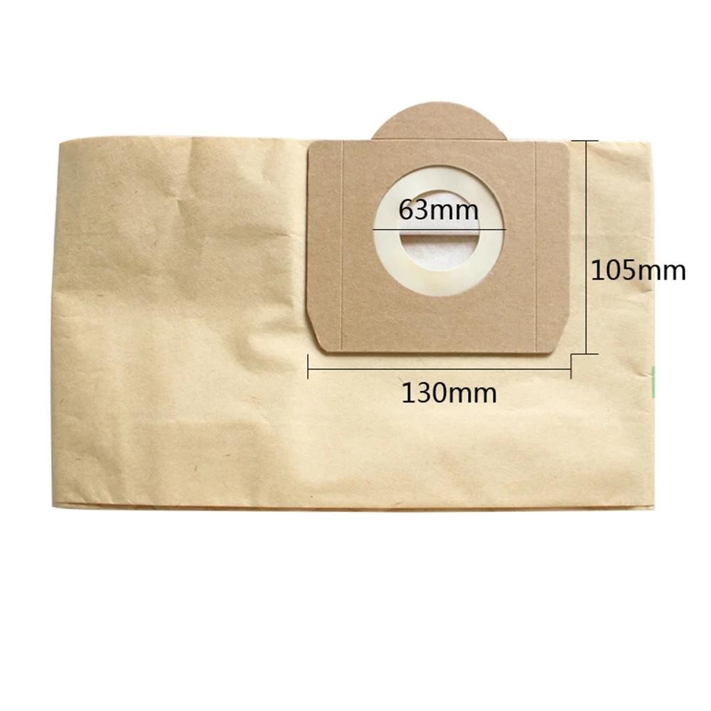 Dust Collection Vacuum Cleaner Paper Bags For Karcher A2204 A2656 WD3300 3200 SE4001